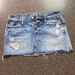 American Eagle blue Jean skirt size 0